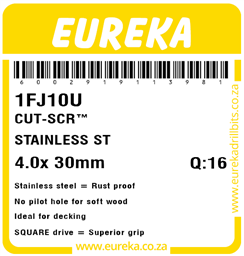 1FJ10 - Cut Screw St/St -1FJ10_Label_T